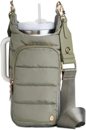 Original HydroBag Handle Collection | Large Crossbody Water Bottle Holder with Strap & Zipper Slot for Handle