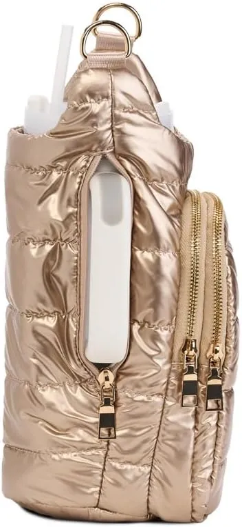 Original HydroBag Handle Collection | Large Crossbody Water Bottle Holder with Strap & Zipper Slot for Handle