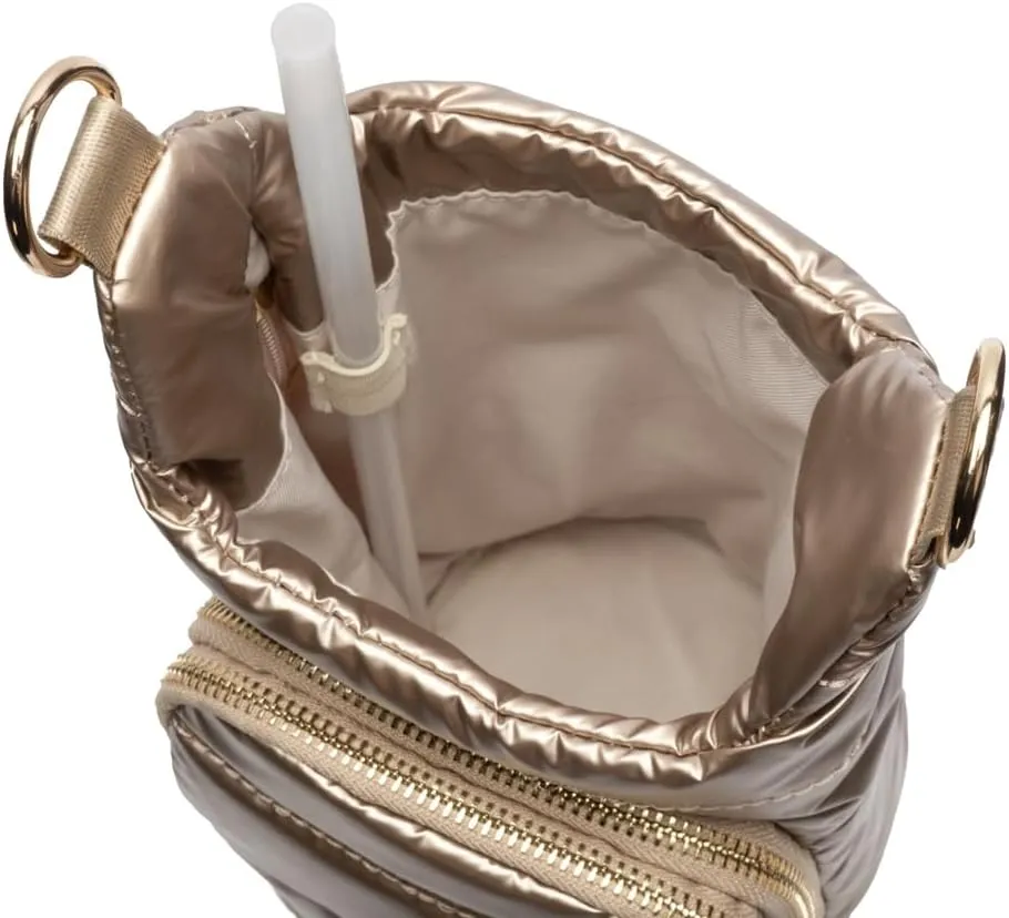 Original HydroBag Handle Collection | Large Crossbody Water Bottle Holder with Strap & Zipper Slot for Handle