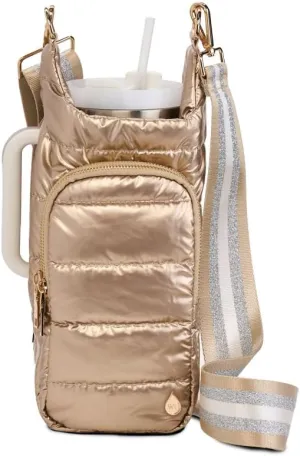Original HydroBag Handle Collection | Large Crossbody Water Bottle Holder with Strap & Zipper Slot for Handle