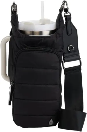 Original HydroBag Handle Collection | Large Crossbody Water Bottle Holder with Strap & Zipper Slot for Handle
