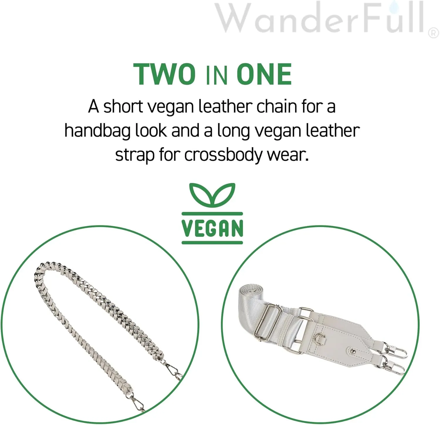 Original HydroBag | Oprah’s Favorite Things 2024 | Vegan Leather Water Bottle Holder w/Strap Bundle