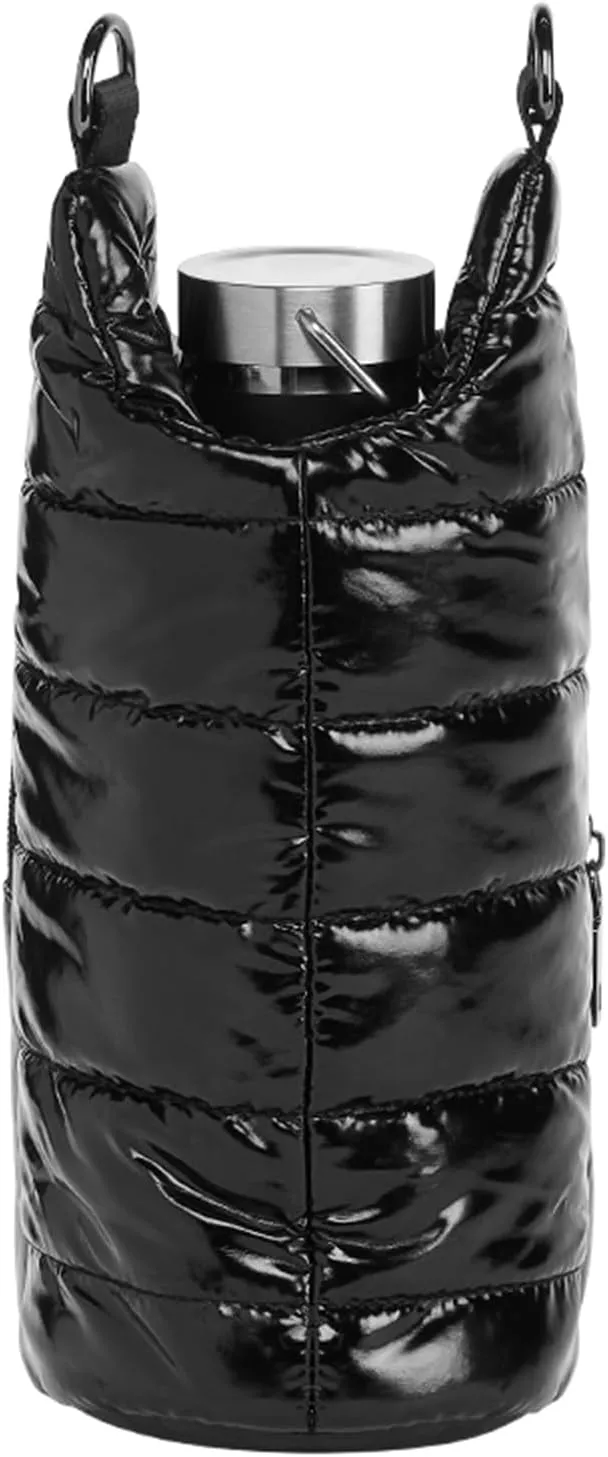 Original HydroBag | Quilted Water Bottle Holder with Strap | Tote Bottle Carrier Crossbody Bag with Pockets