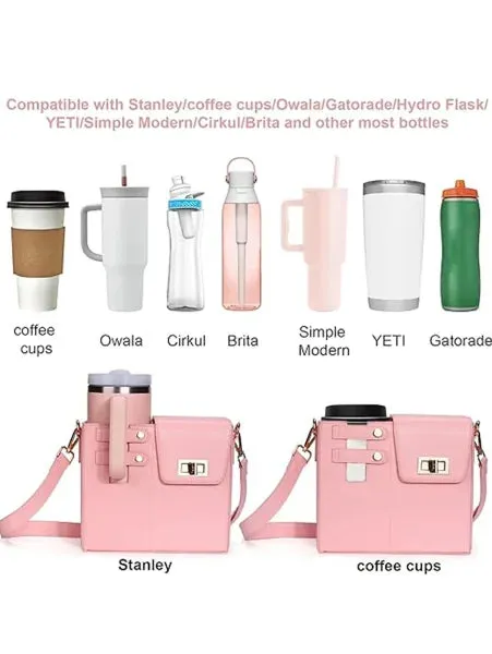 Outdoor Crossbody Water Bottle Bag – Portable & Multifunctional