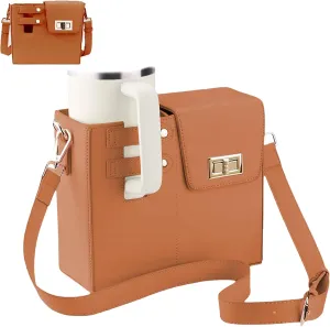 Outdoor Portable Crossbody Water Cup Storage Bag, Cross Body Bag with Water Bottle Holder