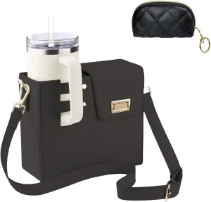 Outdoor Portable Crossbody Water Cup Storage Bag - Crossbody with Water Bottle Holder, Versatile Crossbody Bag