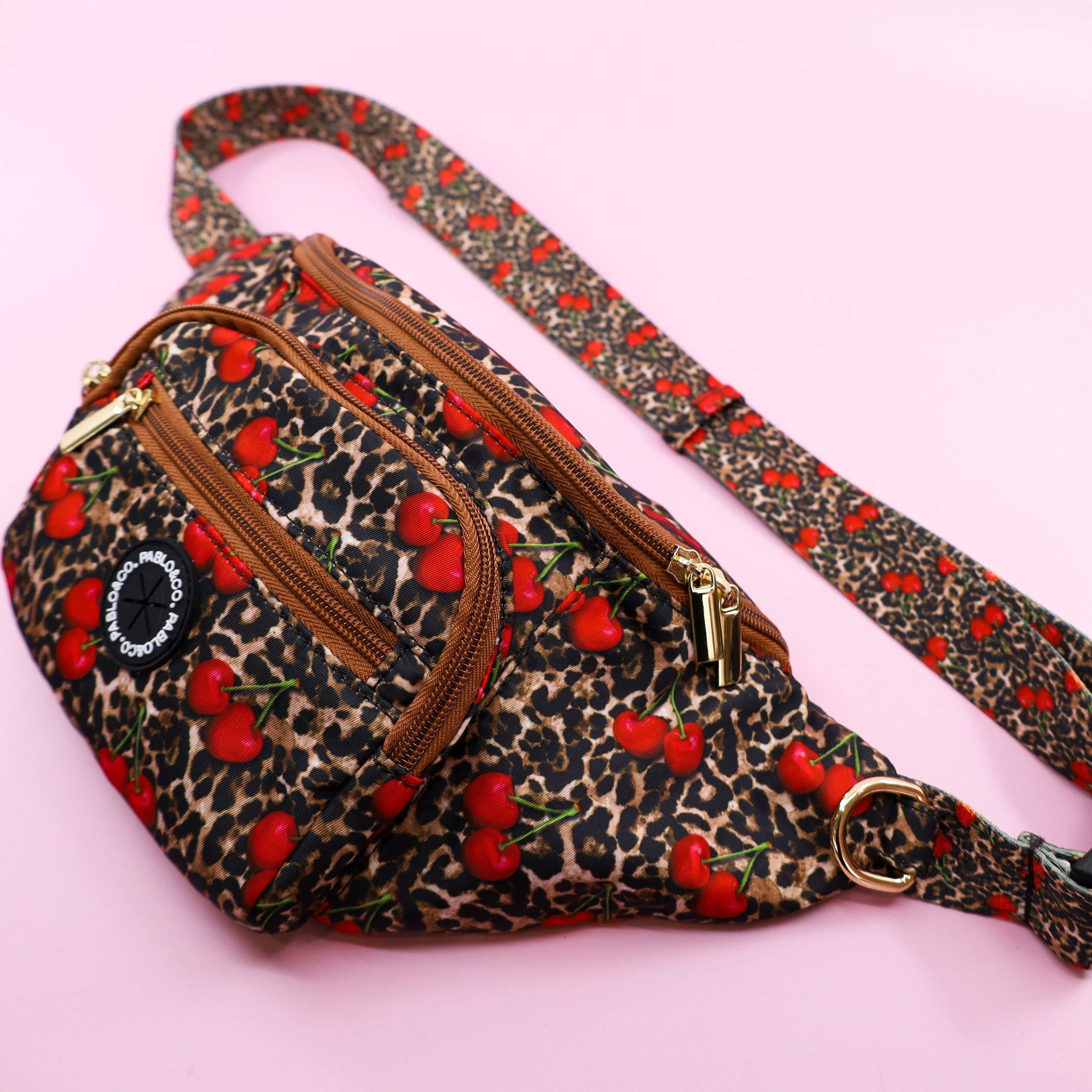 Pablo & Co- Leopard Cherries: The Ultimate Bumbag