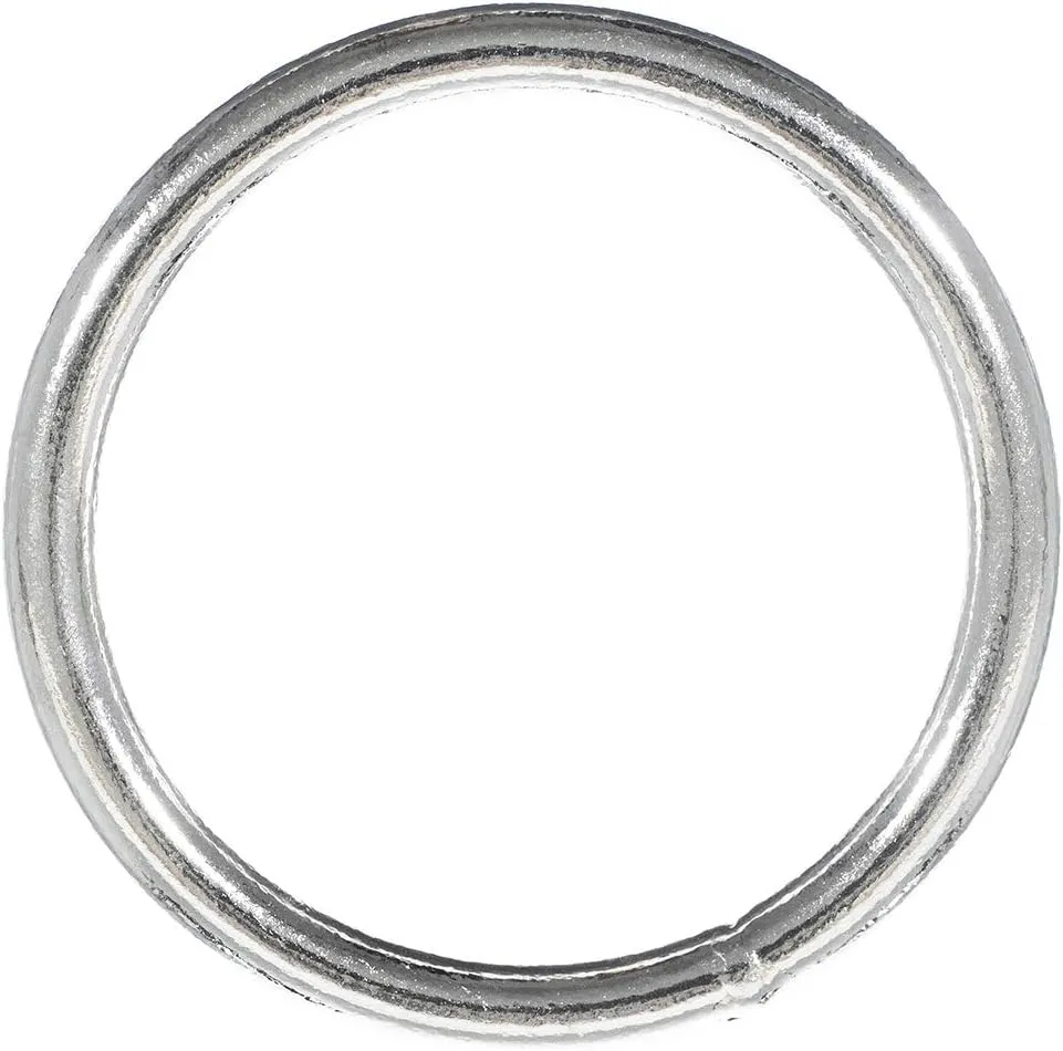 Paracord Planet Welded Steel O-Ring – 3/4 inch, 1 inch, 1 ¼ inch, 1 ½ inch, 2 inch – Multiple Pack Sizing - Webbing, Strapping, Binding