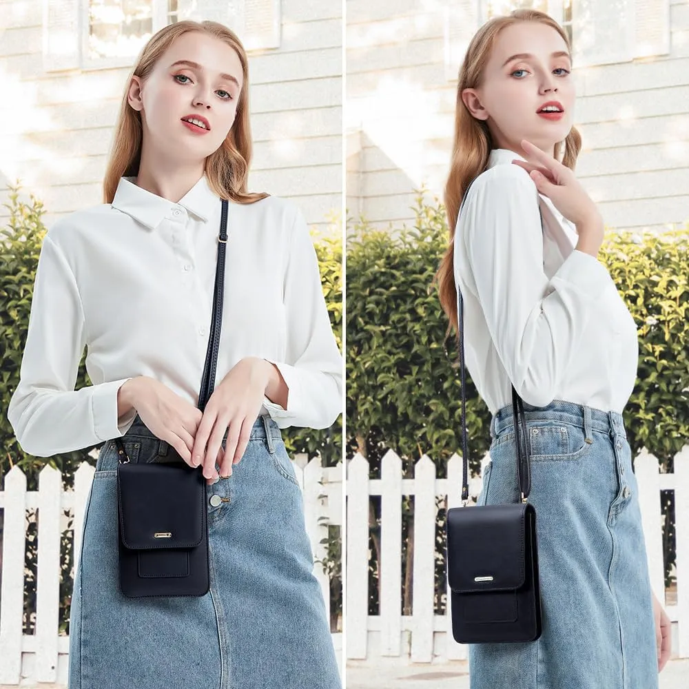 Peacocktion Small Crossbody Bags for Women, Travel Cell Phone Cross Body Purses with Card Slots