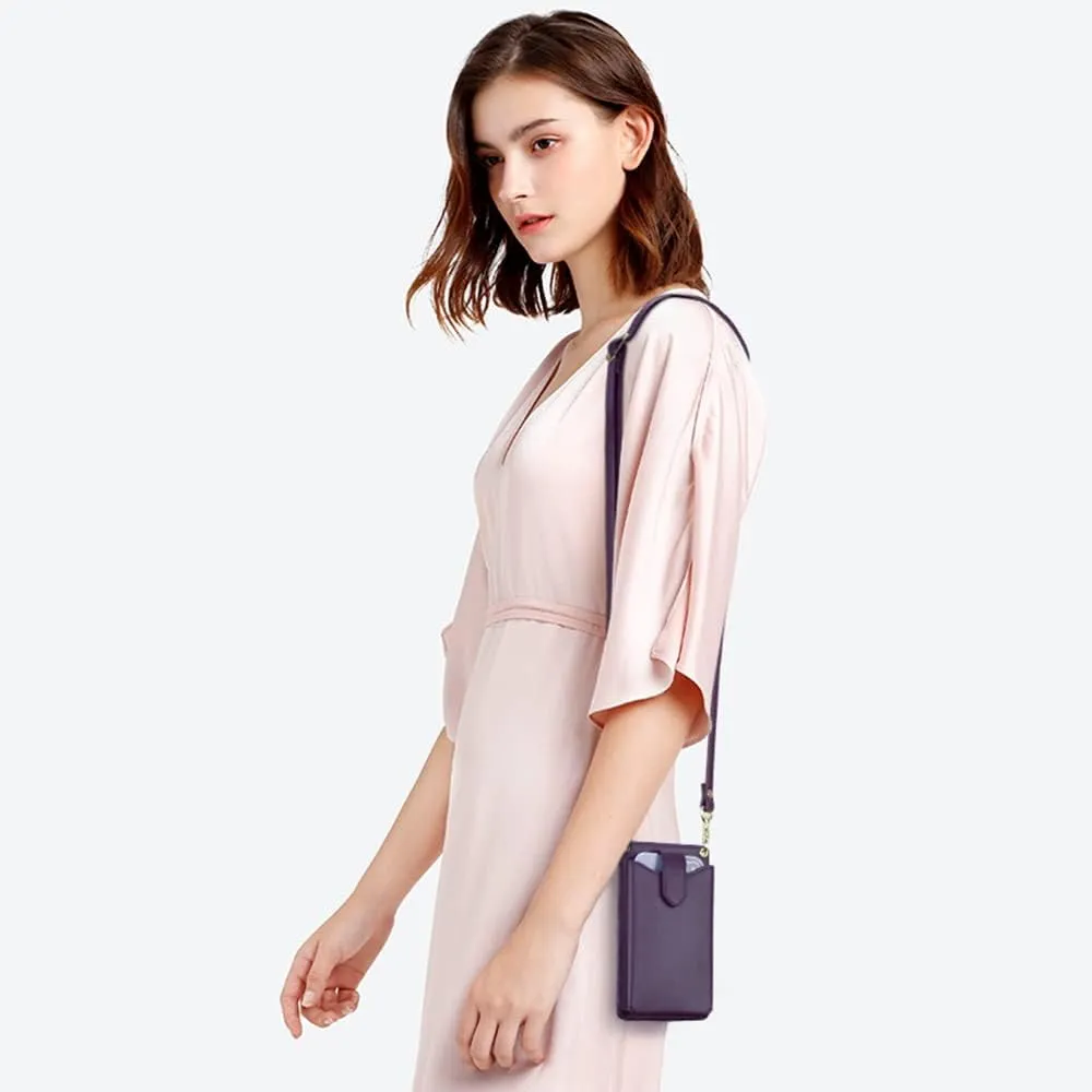 Peacocktion Small Crossbody Cell Phone Purse for Women, Lightweight Mini Small Crossbody Bags for Women with Card Slots