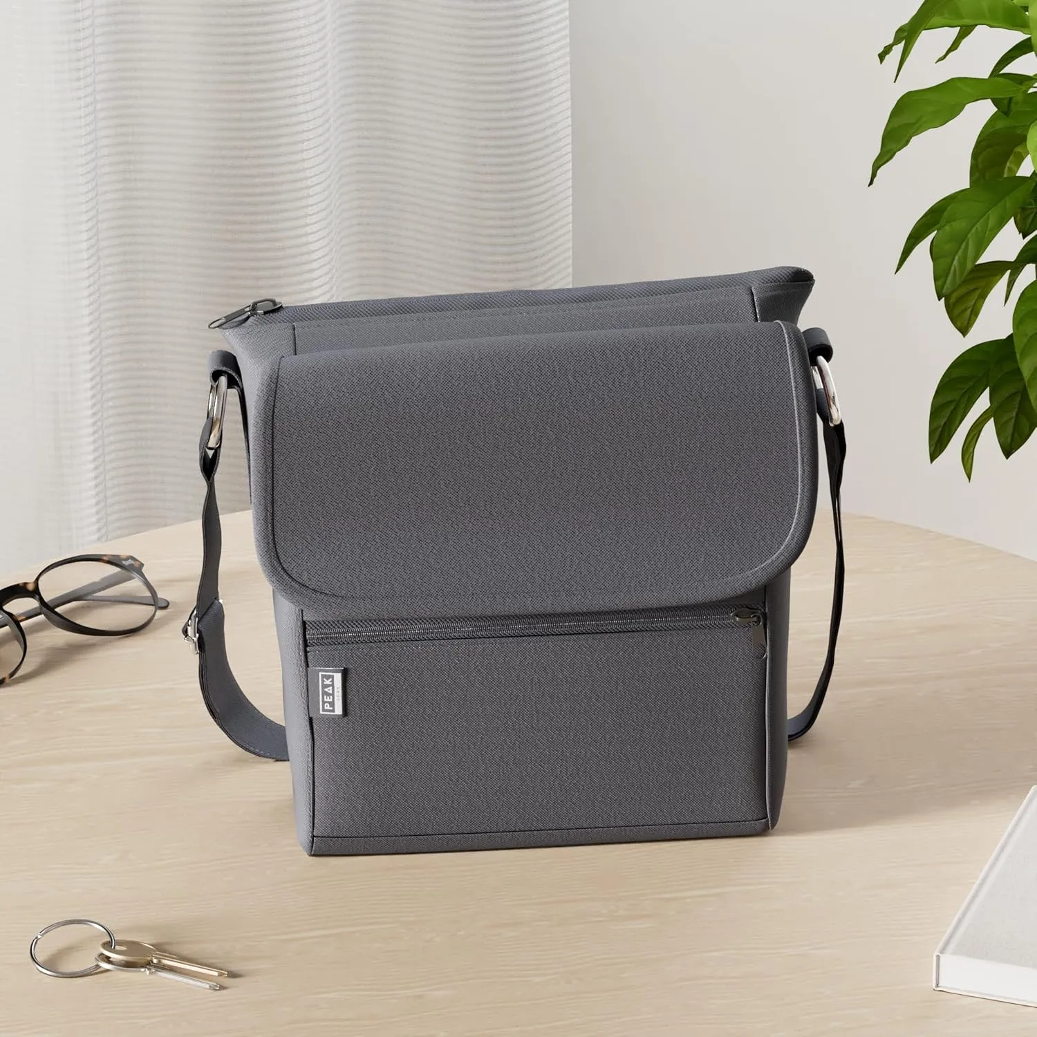 Peak Gear Crossbody Travel Purse with RFID Blocking Pocket and Lifetime Recovery Service. Nylon Shoulder Bag