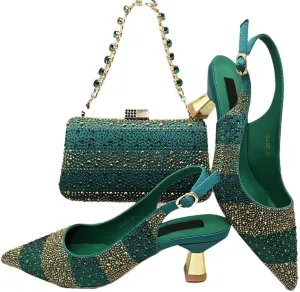Pearl Embellished Bridal Shoes Bag Italian Wedding Luxury Accessories