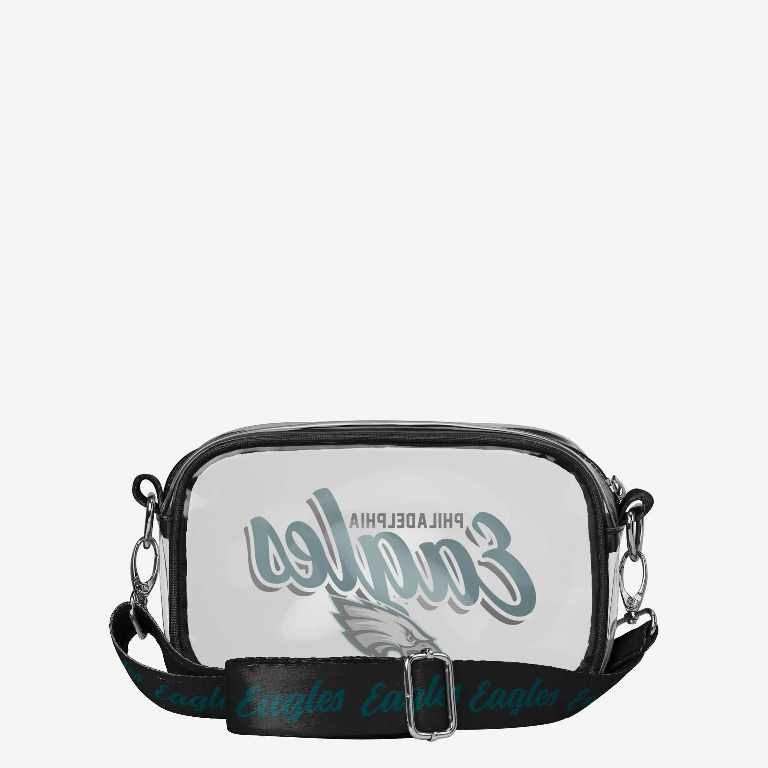 Philadelphia Eagles Monty Script Clear Crossbody Bag