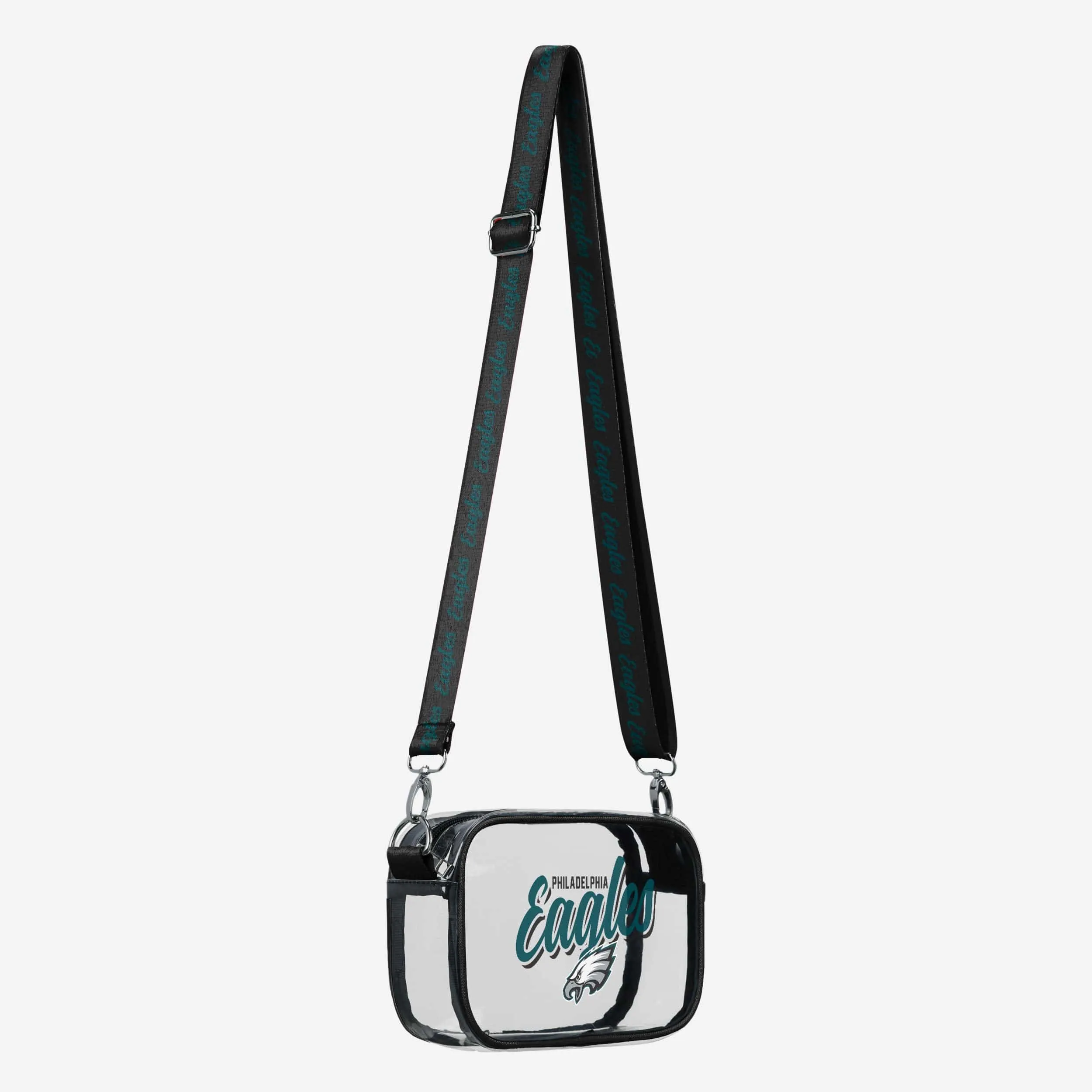 Philadelphia Eagles Monty Script Clear Crossbody Bag