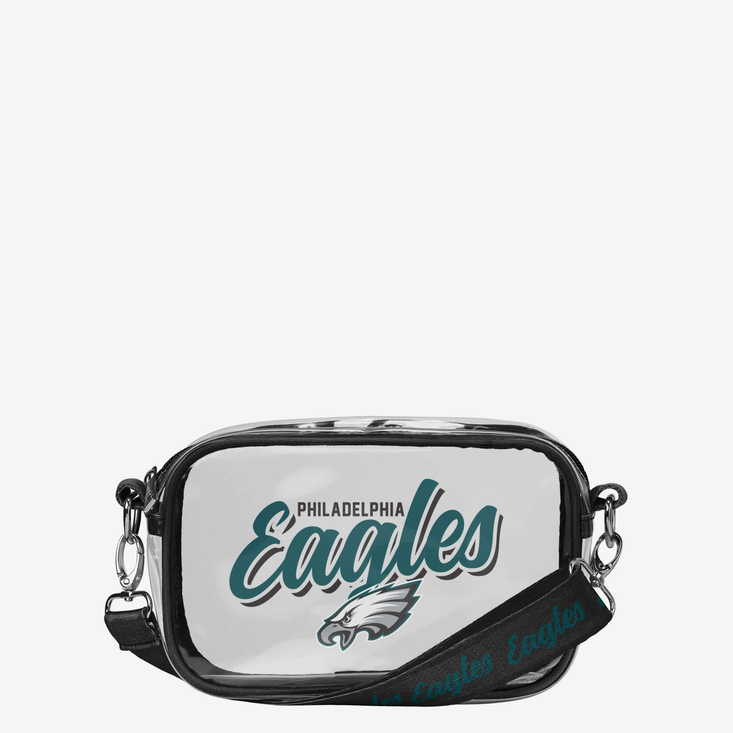 Philadelphia Eagles Monty Script Clear Crossbody Bag