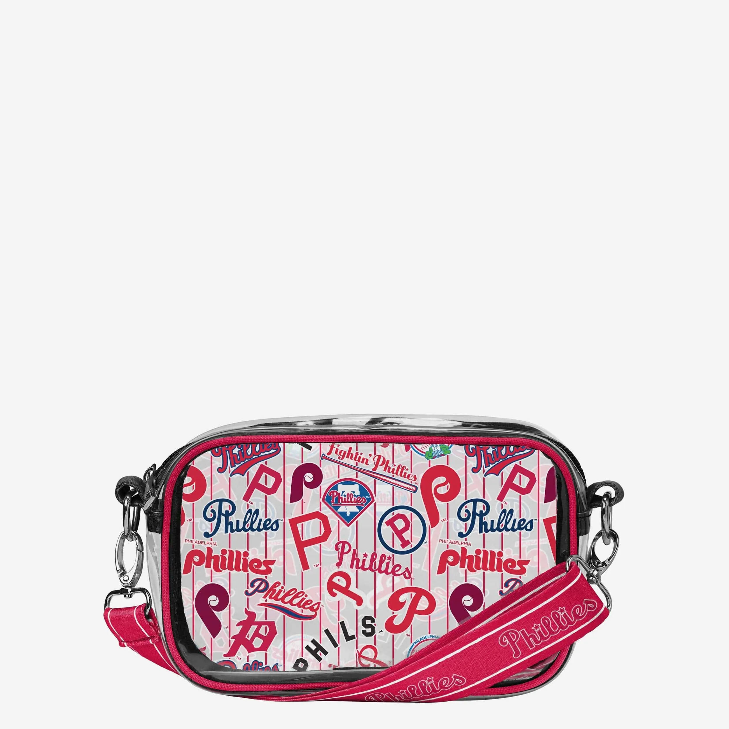 Philadelphia Phillies Repeat Retro Print Clear Crossbody Bag