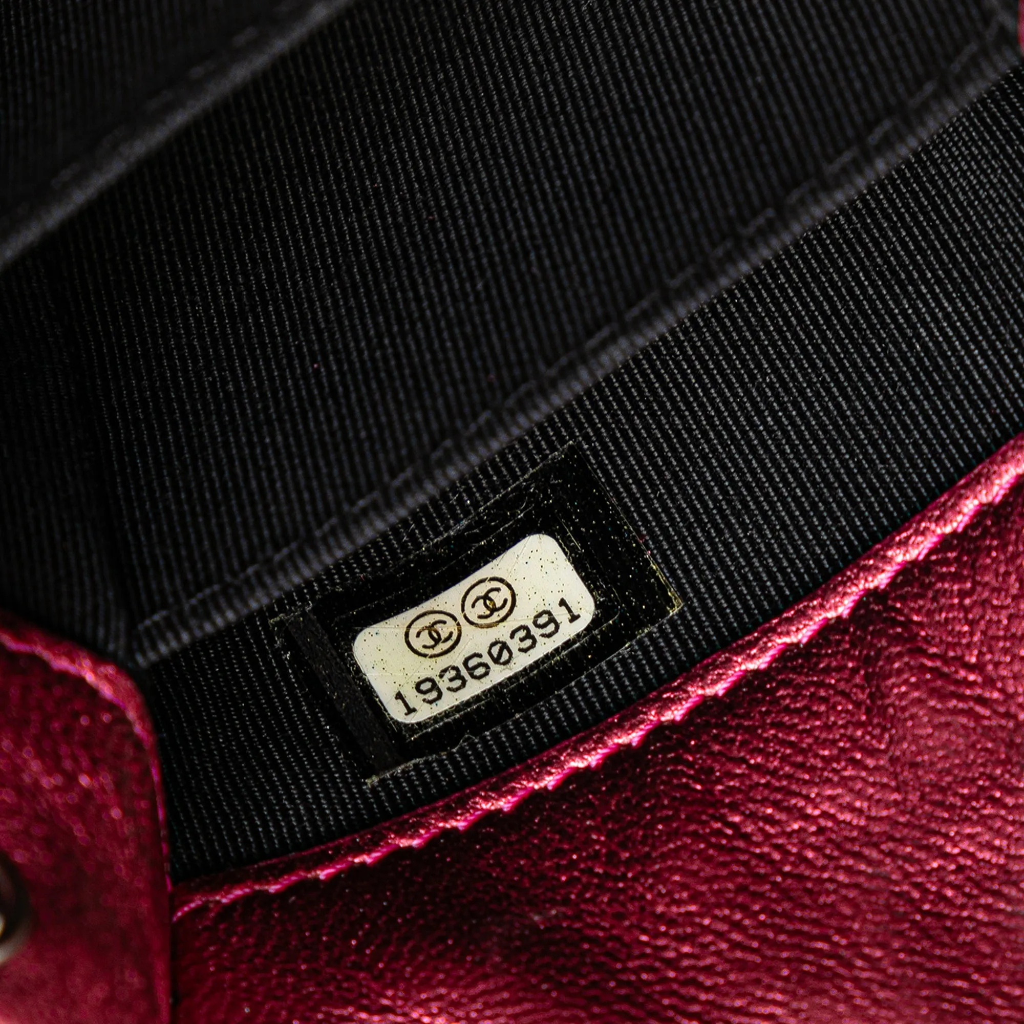 Pink Chanel CC Patent Phone Holder Crossbody