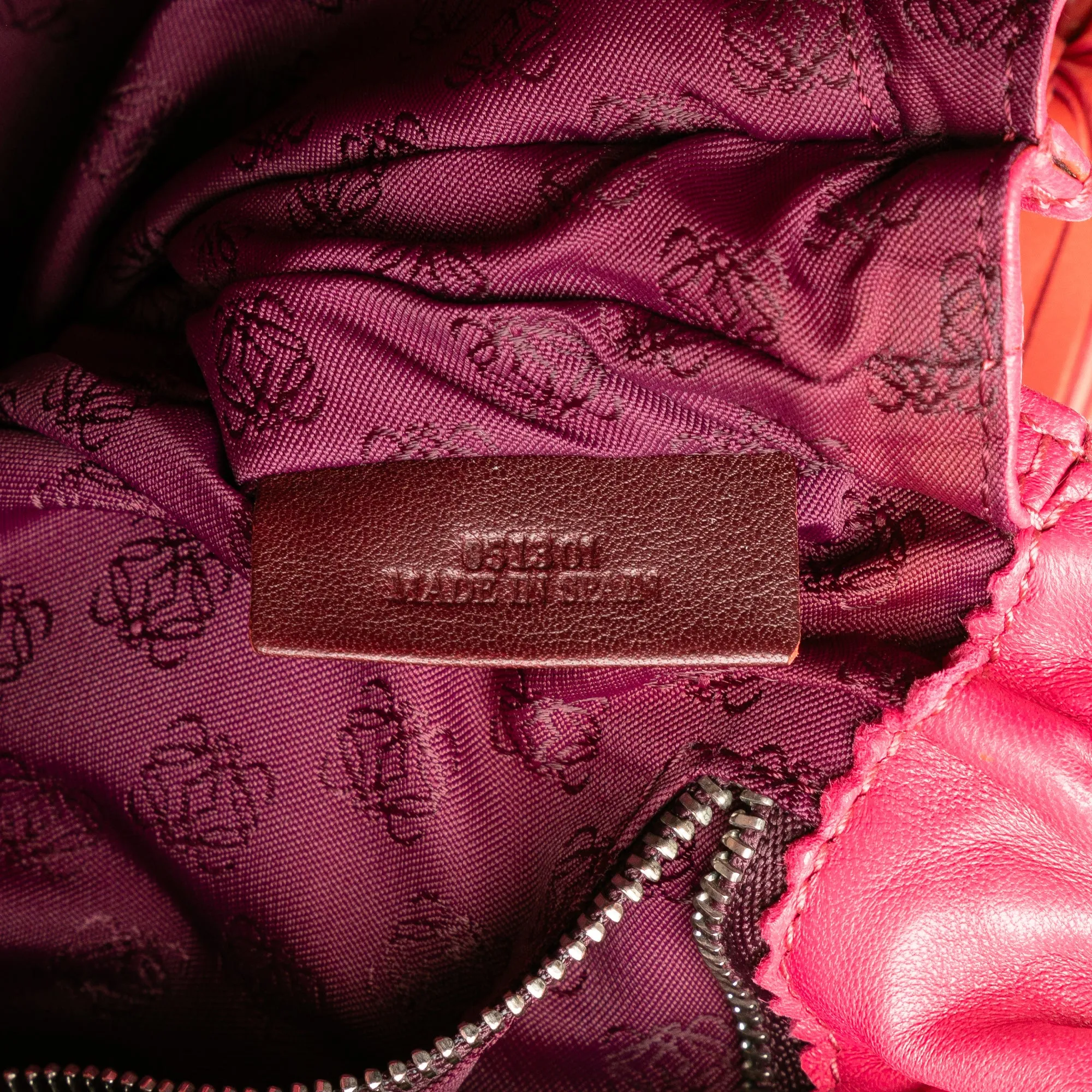 Pink LOEWE Flamenco Tassel 30 Crossbody Bag