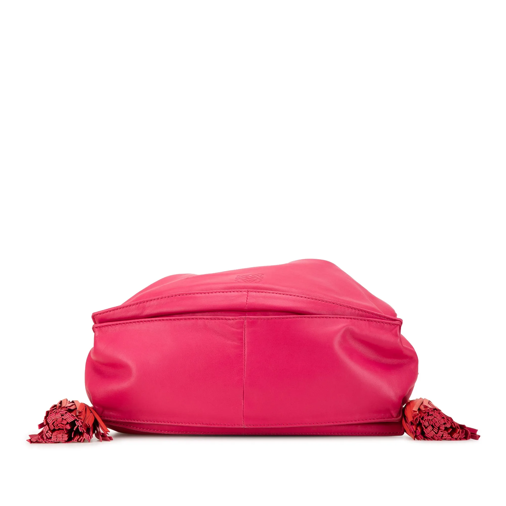 Pink LOEWE Flamenco Tassel 30 Crossbody Bag