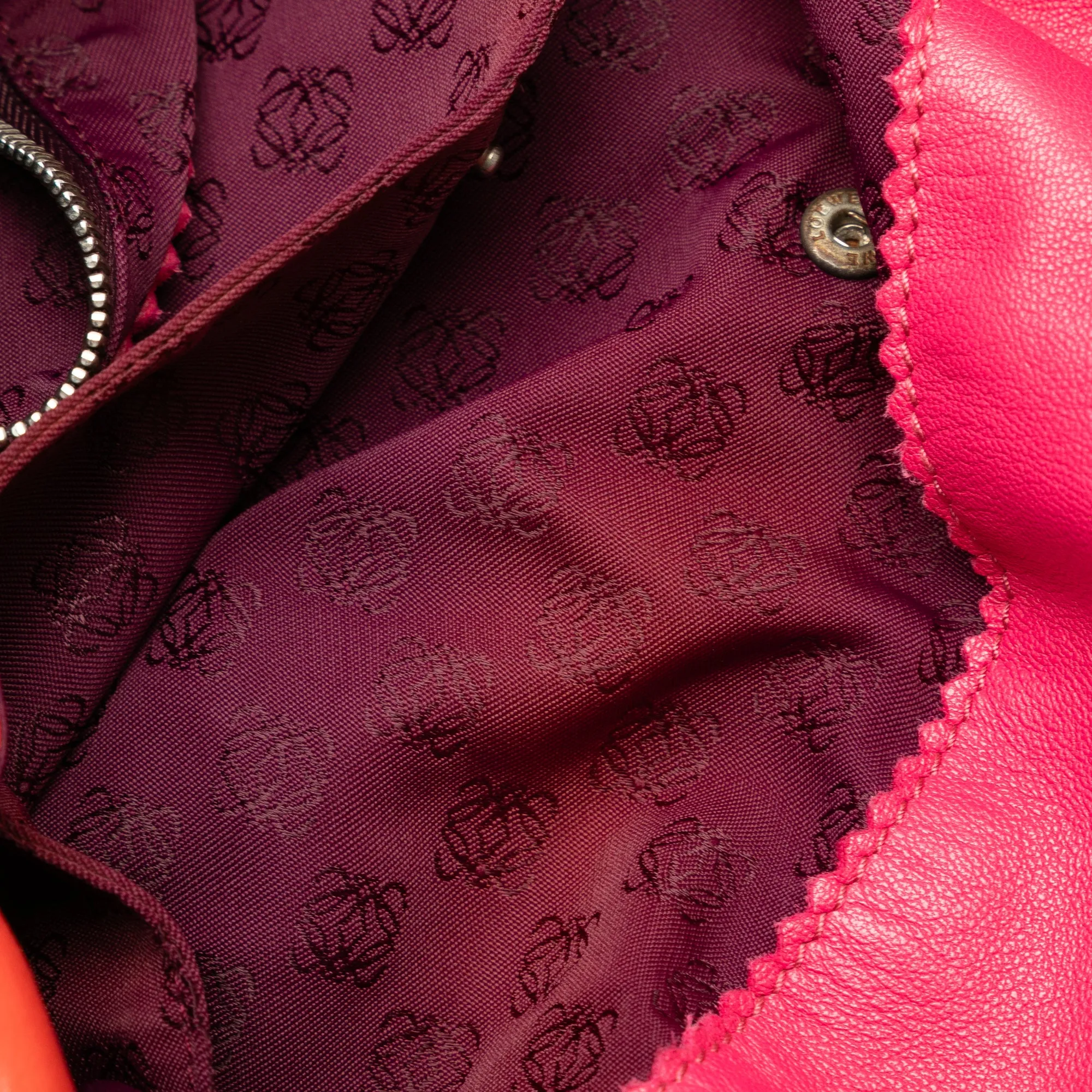 Pink LOEWE Flamenco Tassel 30 Crossbody Bag