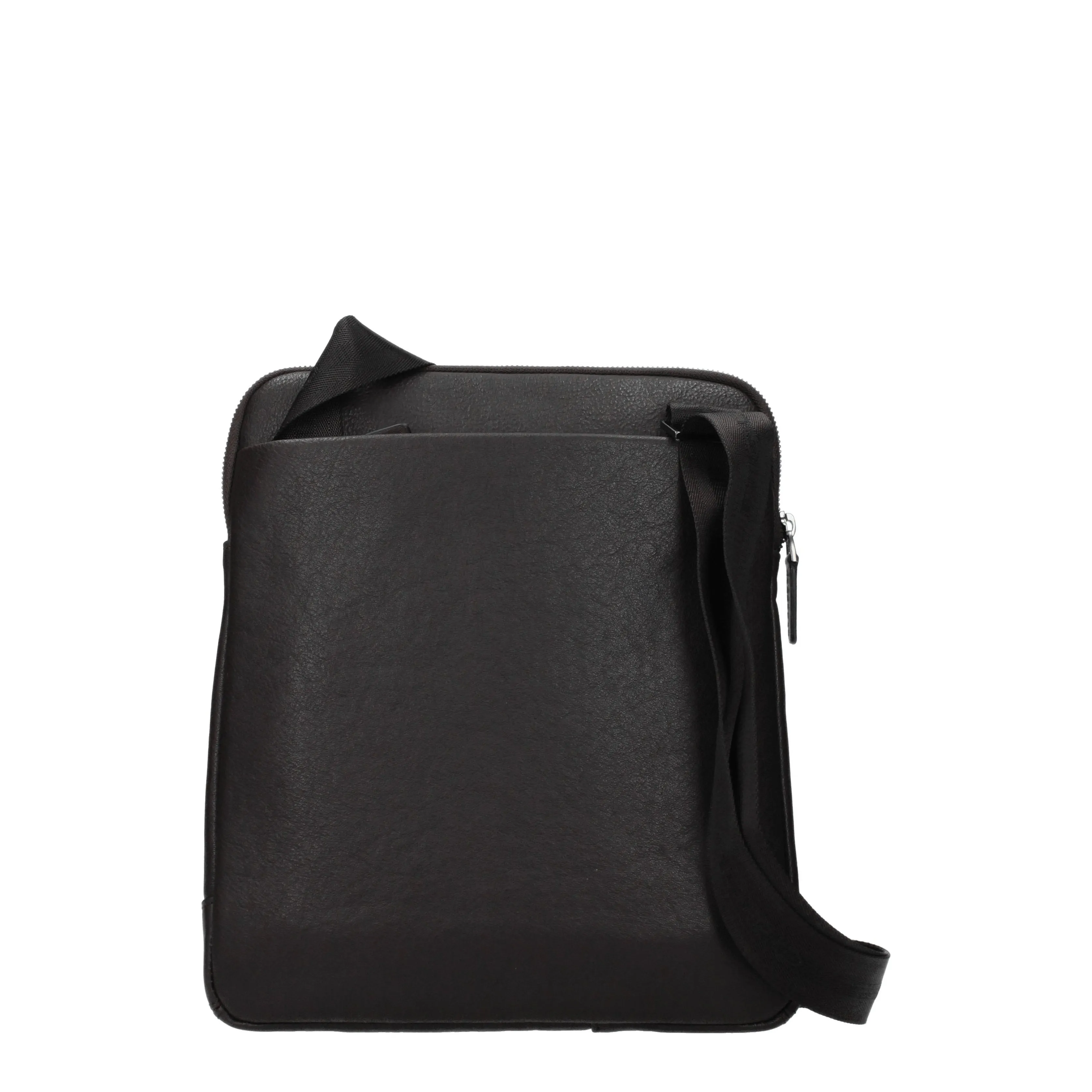 Piquadro Shoulder Bags Man Leather Brown/Head of Dark