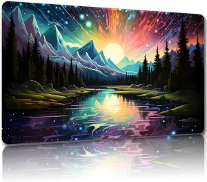 Playmat for MTG, with Free Storage Bags,Game Mat 24 x 14 inches, TCG and Board Game Mat for Cards,Mousepad Desk Mats (Regular,Magic Mat 10)