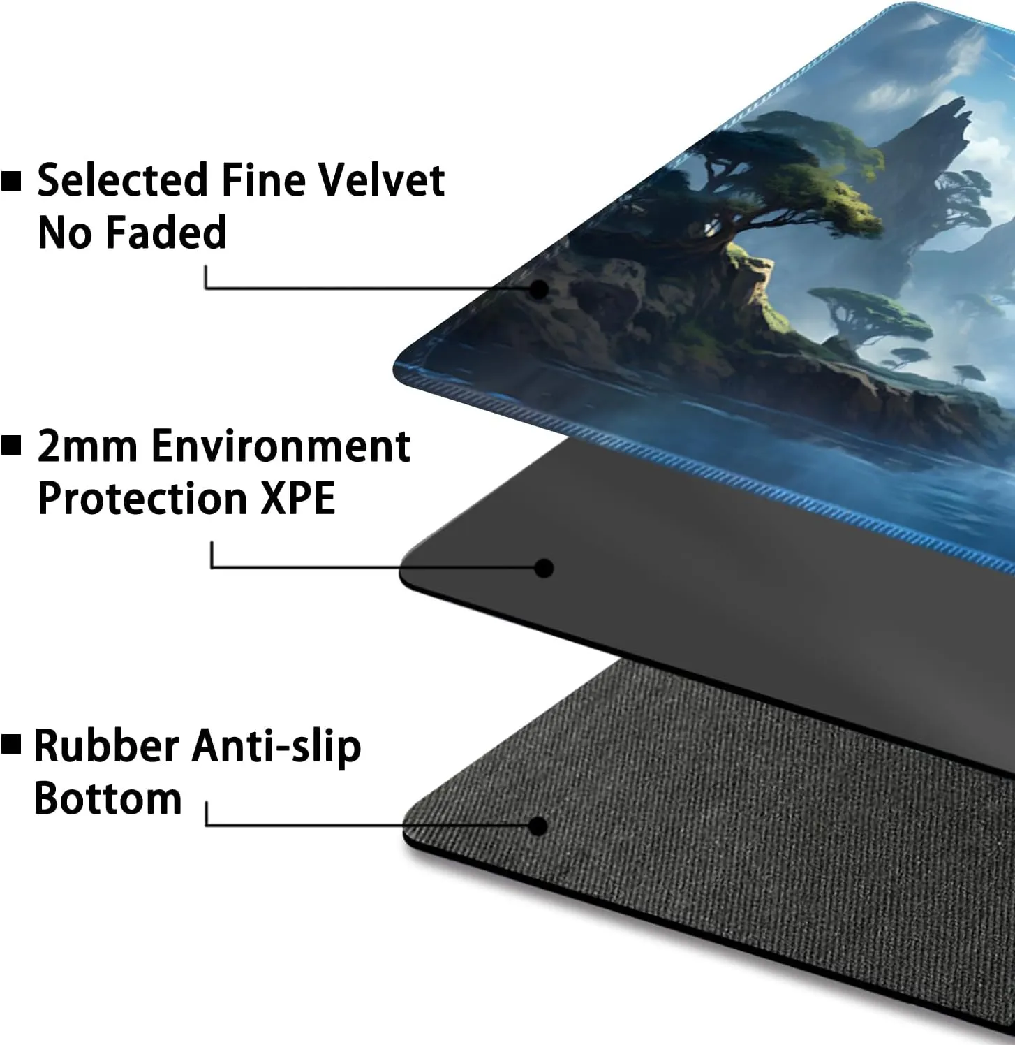 Playmat for MTG, with Free Storage Bags,Game Mat 24 x 14 inches, TCG and Board Game Mat for Cards,Mousepad Desk Mats (Tree of Life-Regular)