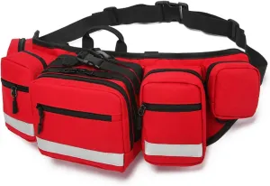 Portable First Aid Survival Waist Bag, Professional Medical Emergency Rescue Crossbody Bag, Large Capacity Wear-Resistant