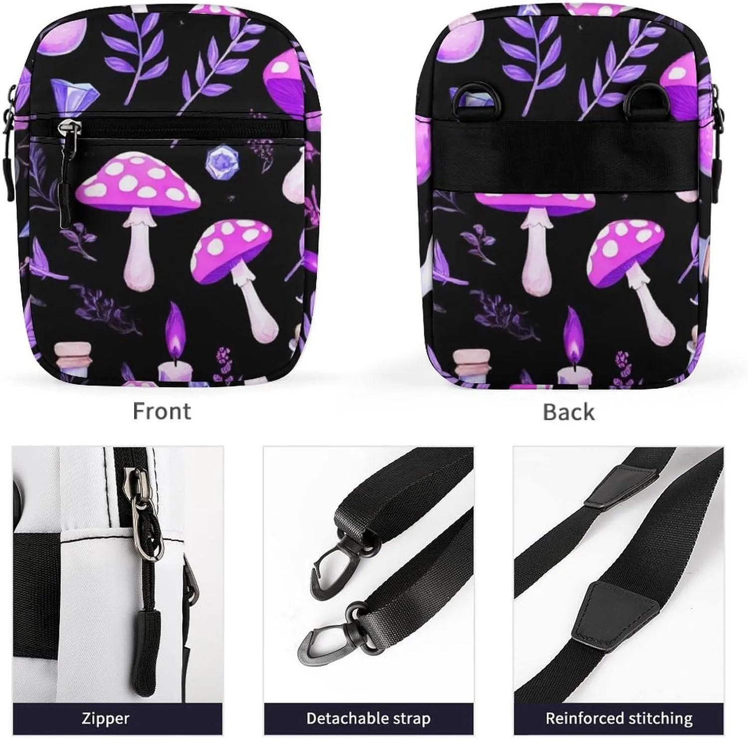 Portable Mini Crossbody Bag, Casual Small Travel Pouch Cell Phone Handbags Waterproof Messenger Bags