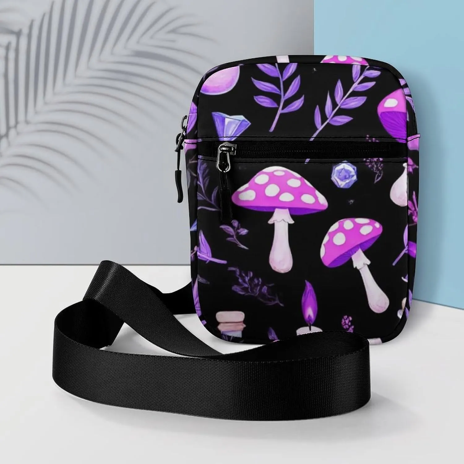 Portable Mini Crossbody Bag, Casual Small Travel Pouch Cell Phone Handbags Waterproof Messenger Bags