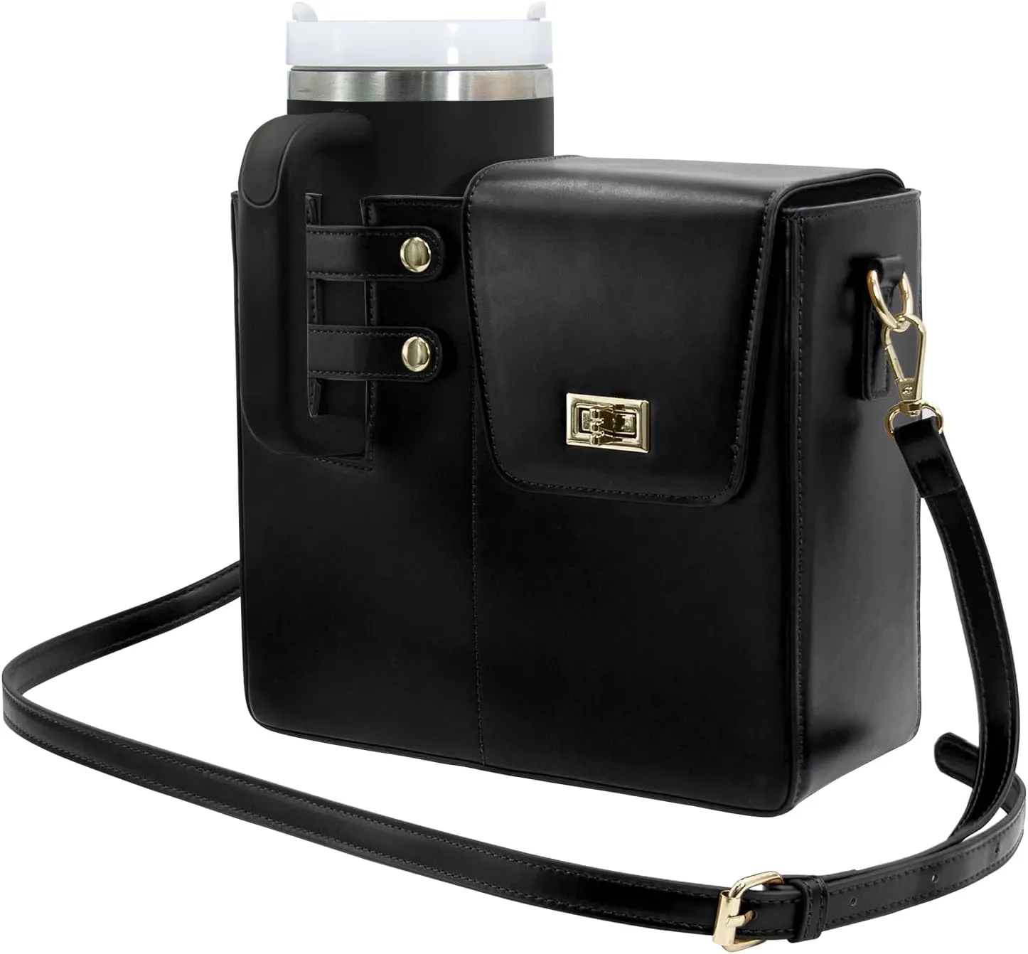 Portable Water Bottle Purse for Stanley Cup,Outdoor Crossbody Bag Compatible with Stanley Cup Bag, Sport Water Bottle Handbag