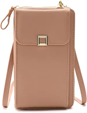 PORT&LOTUS Crossbody Bags for Women Cell Phone Purse Wallet Ladies Small Women's Handbags PU Leather Shoulder Card Holder