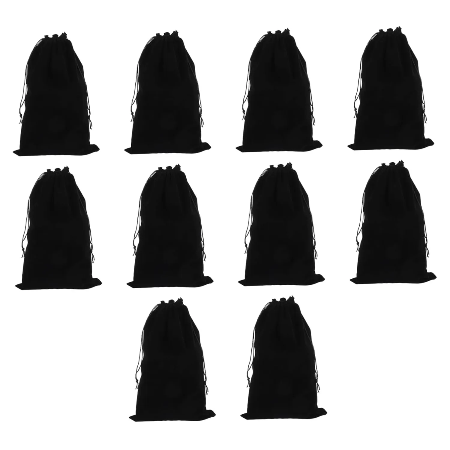 Practical Wig Bags Drawstring 10pcs Hair Storage Bag Cosmetics Carrying Pouch