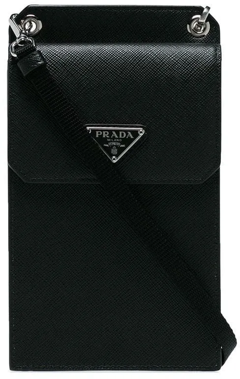PRADA SAFFIANO LEATHER CROSSBODY PHONE CASE/BAG