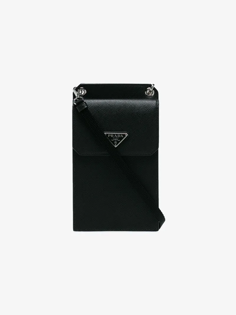 PRADA SAFFIANO LEATHER CROSSBODY PHONE CASE/BAG