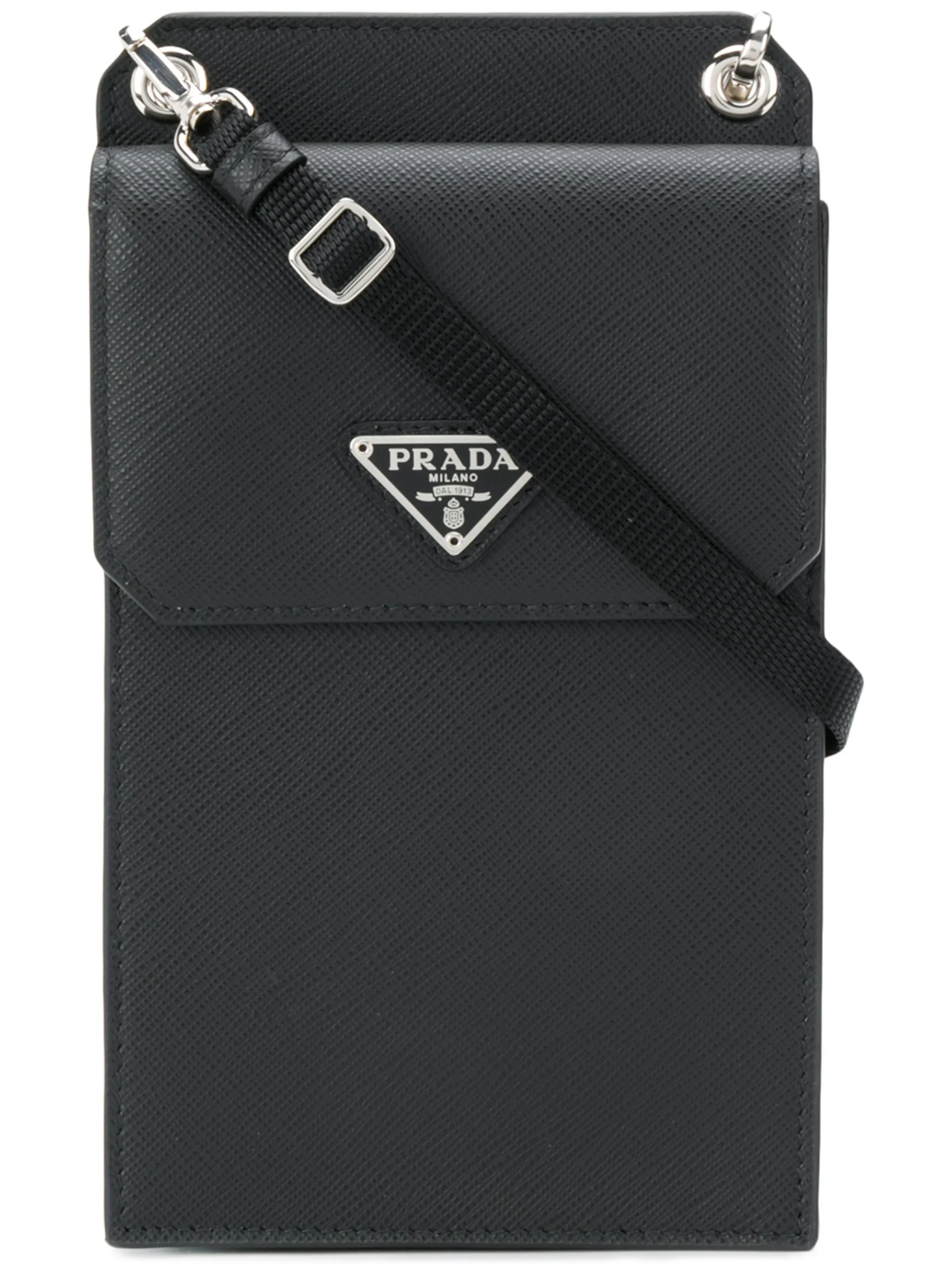 PRADA SAFFIANO LEATHER CROSSBODY PHONE CASE/BAG