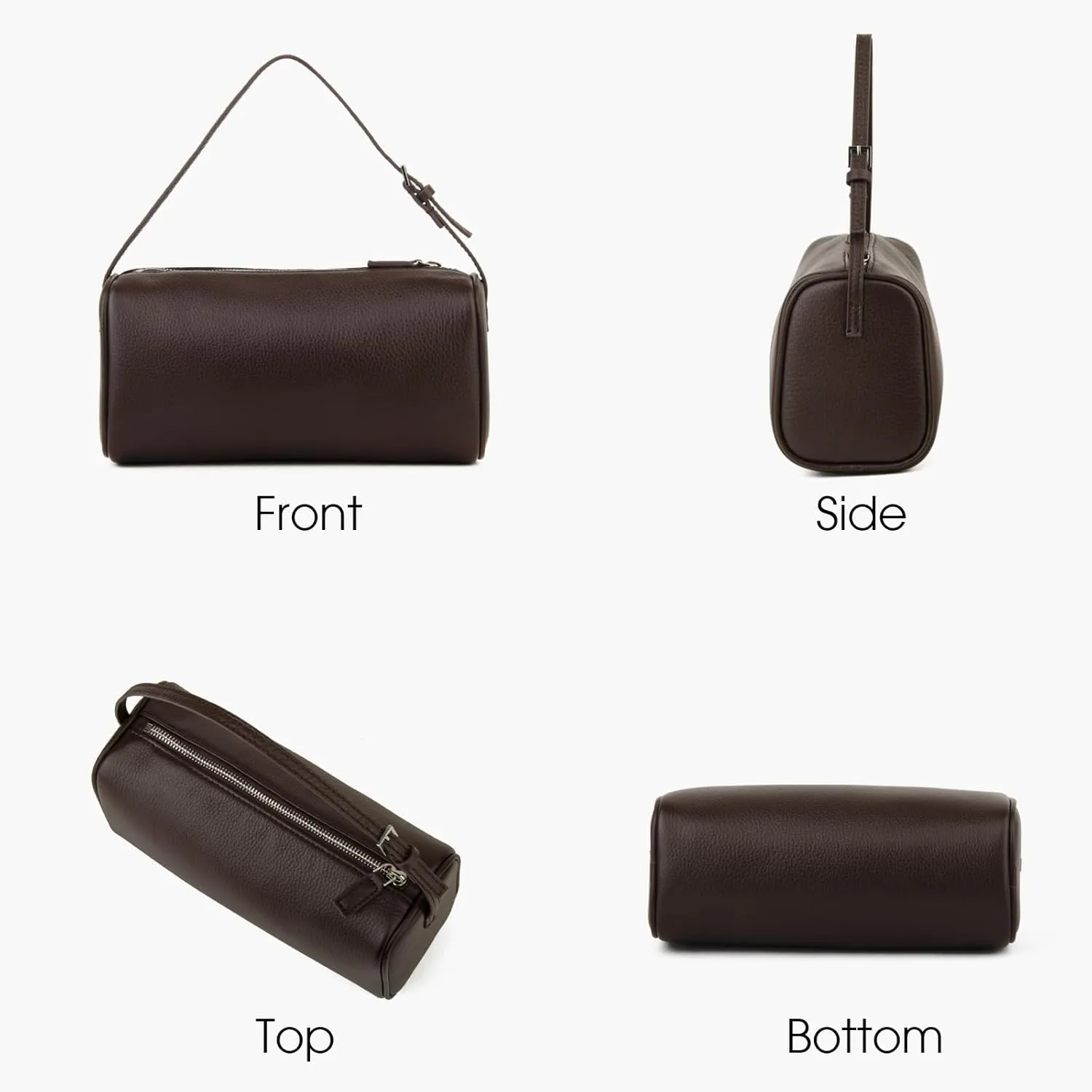 Premium Full-Grained Leather Crossbody Purses for Women, Hobo Bags for Women Crossbody with Adjustable Strap