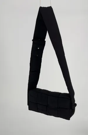 Puffer nylon woven shoulder bags