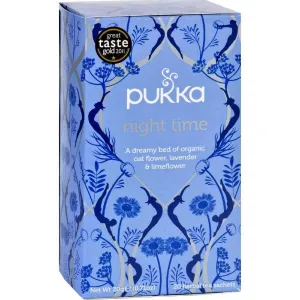 Pukka Organic Night Time Tea - 20 bags per pack - 6 packs per case.