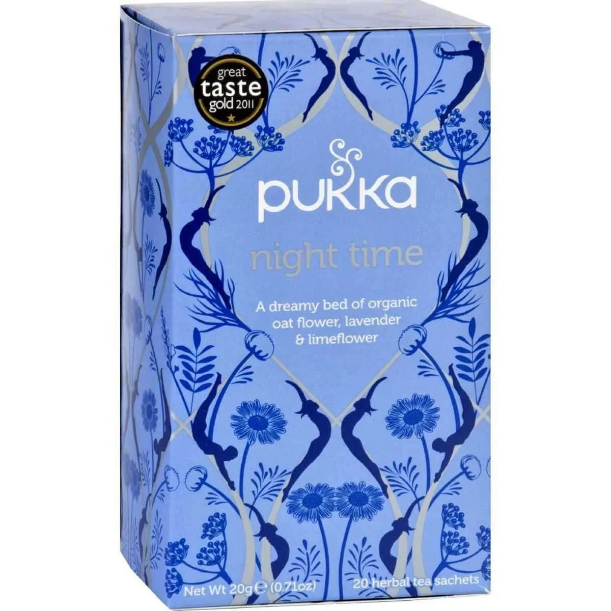 Pukka Organic Night Time Tea - 20 bags per pack - 6 packs per case.