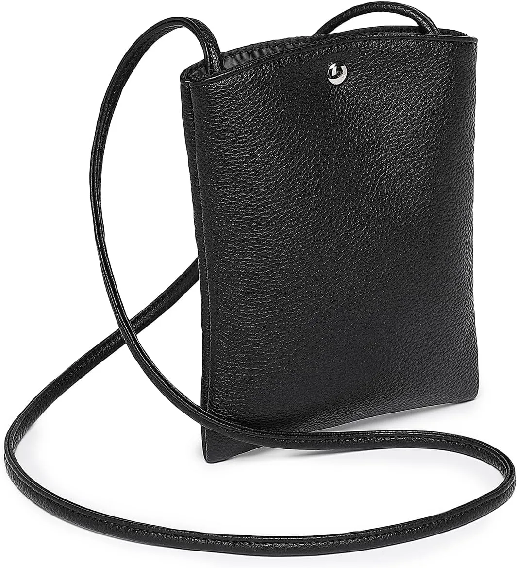 Pure Nylon Mobile Phone Bag Mini Cloth Bag ins Style Japanese Simple and Versatile Messenger Small Square Bag