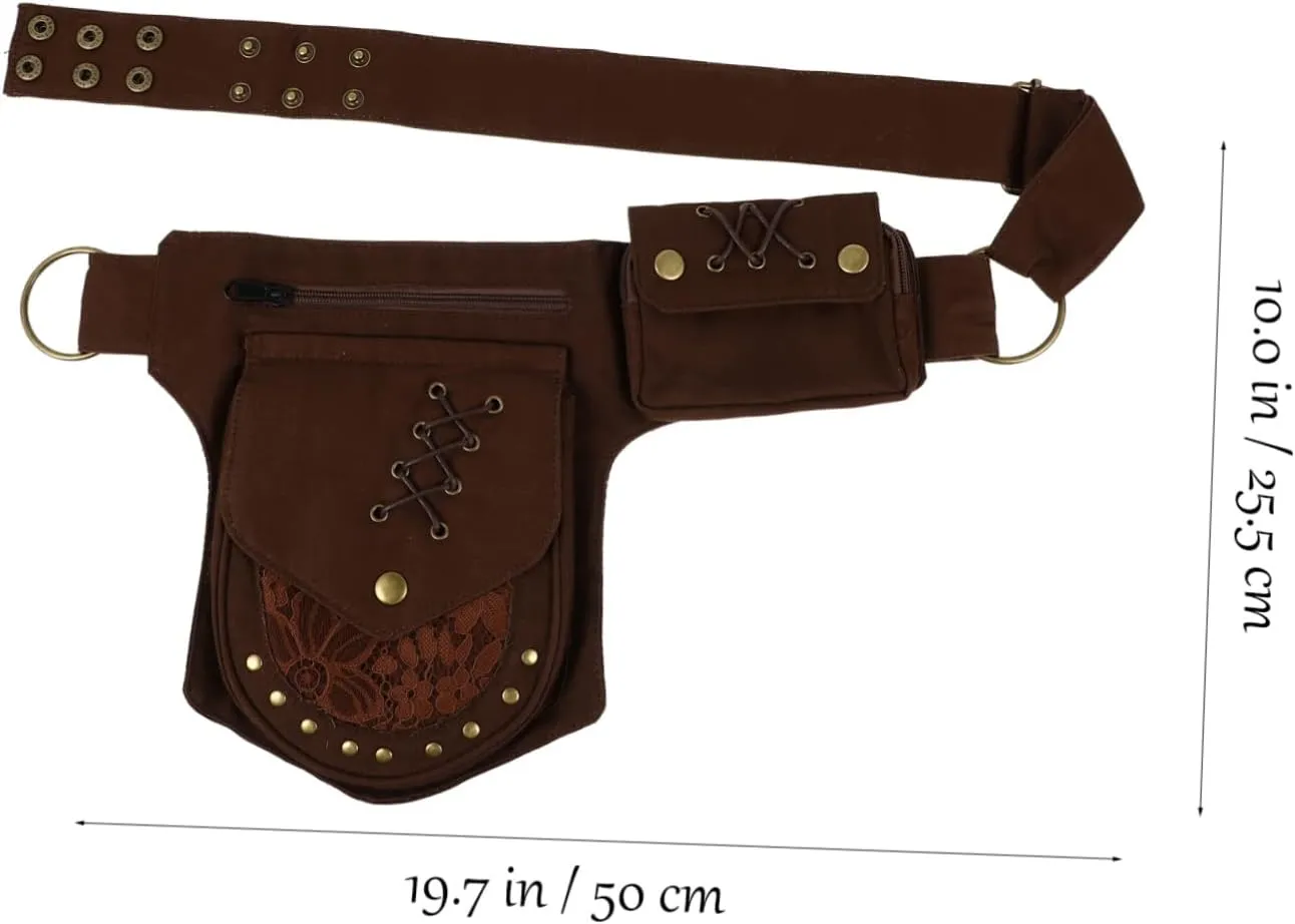 Purses for Women Multi-pocket Waist Pouch Bag Phone Waist Pouch Crossbody Purse