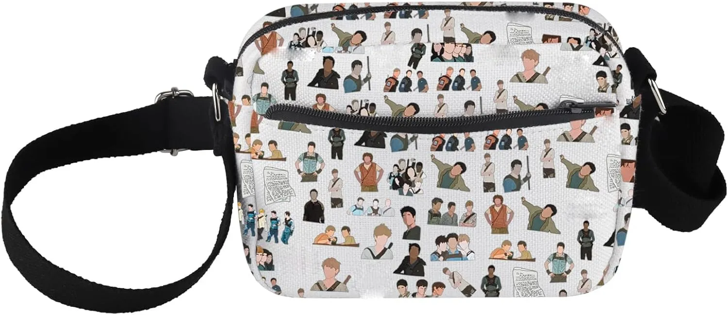 PXTIDY Tv Runner Characters Crossbody Bag Tv Show Series Gifts Movie Stuff Handbag Purse Tv Show Merch