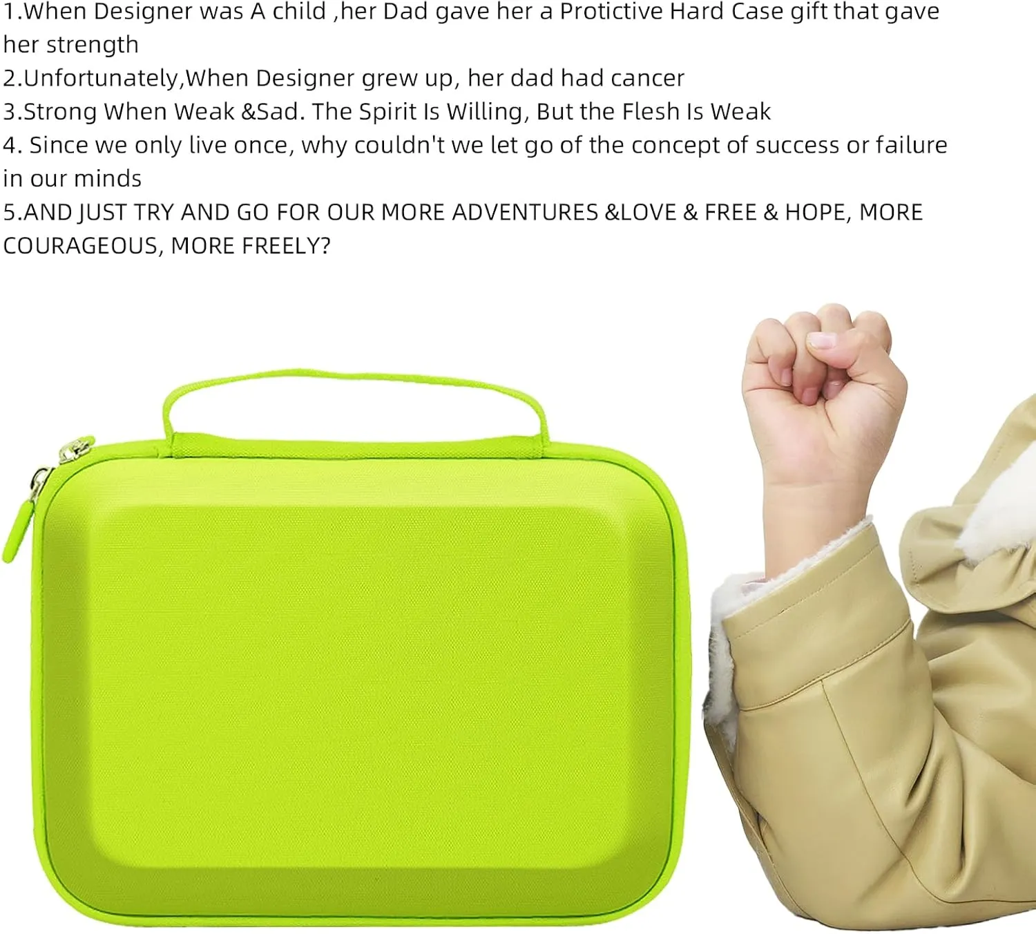 "Father&I" Drone Neo Combo Accessories Only (Carry-ing) Protective Protector Case Hard Storage Bag Holder for Dji Neo Crossbody&Two Way Zipper&Ultra-Compact&Small Carrier, Spring Green (NOT Silicone)