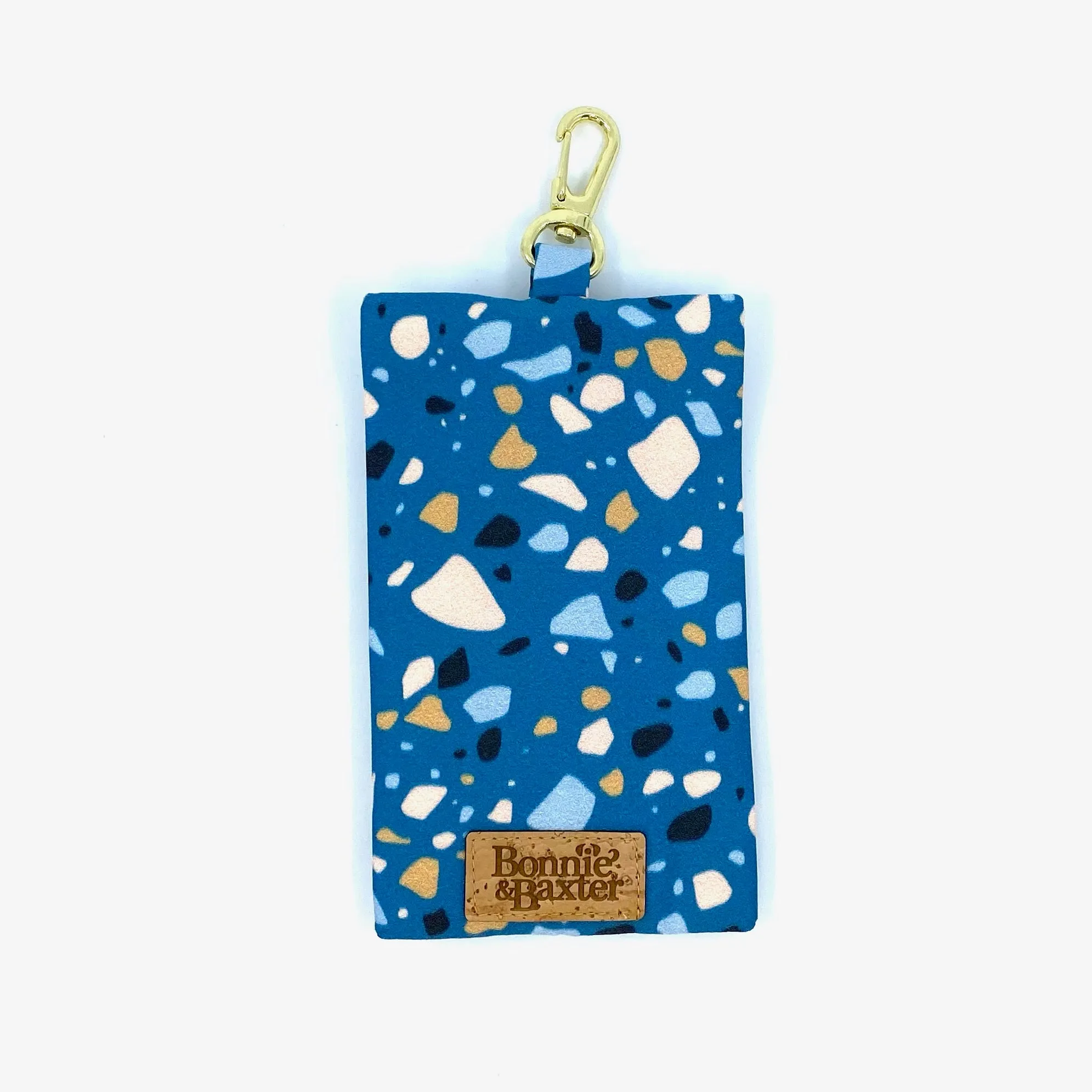 "Teal Terrazzo" Waste Bag Holder