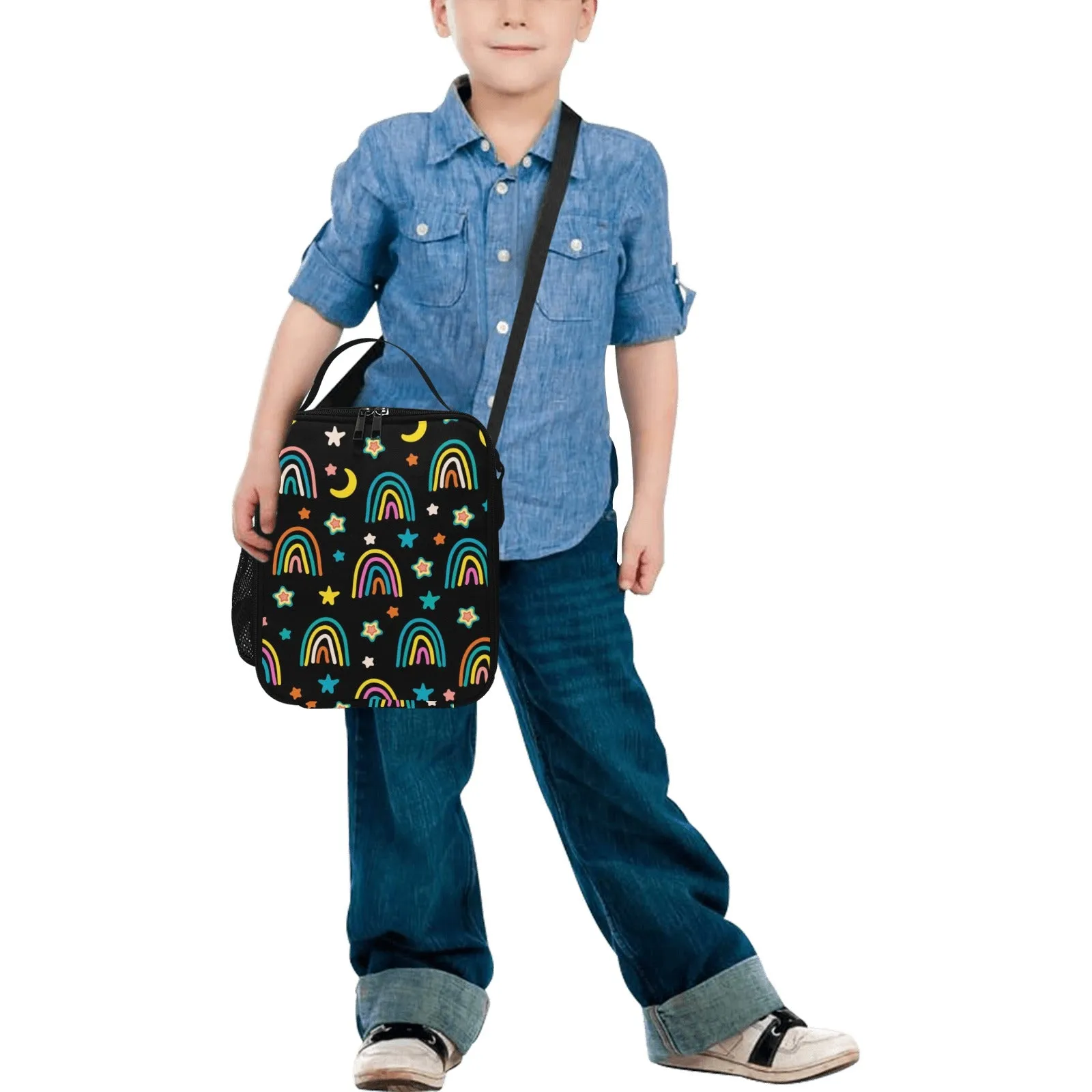 Rainbows - Crossbody Lunch Bag for Kids