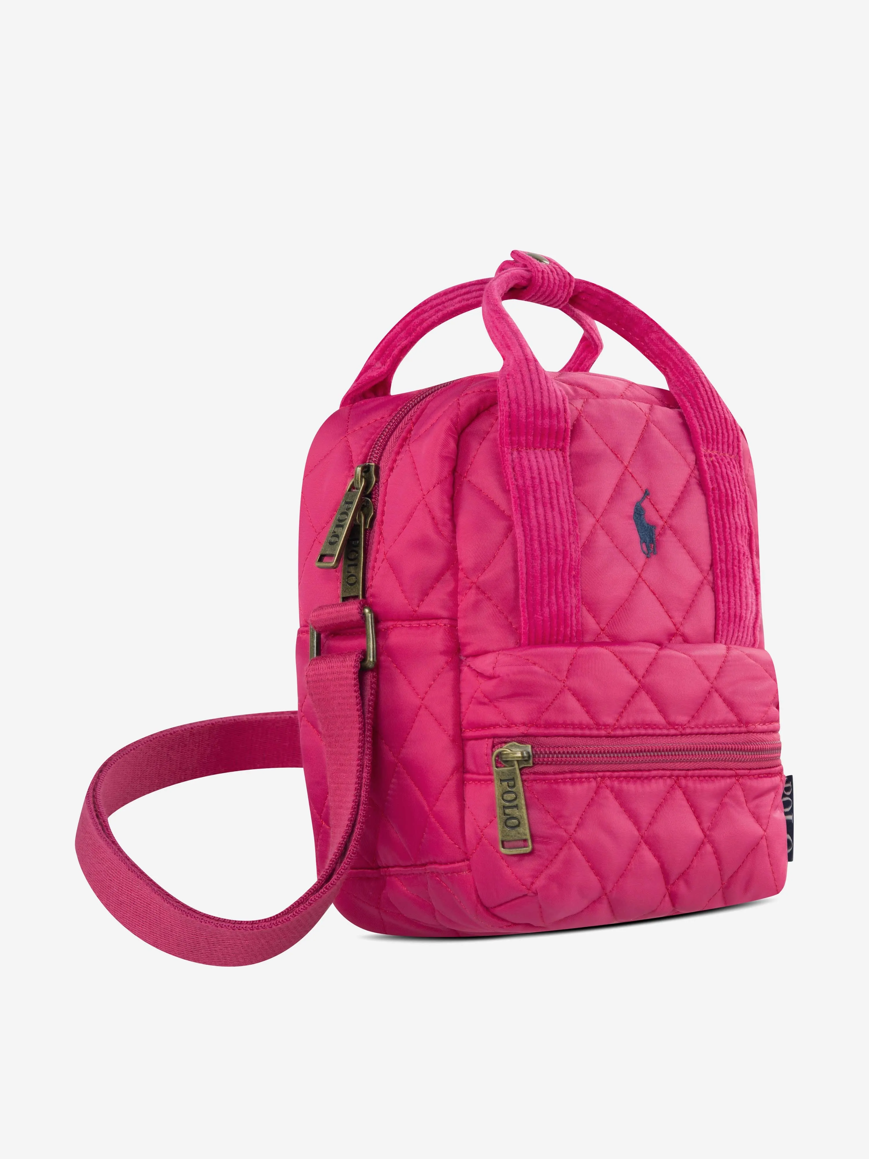 Ralph Lauren Girls Quilted Crossbody Bag in Pink (17cm)