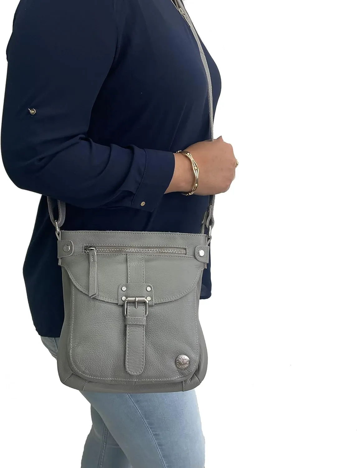 Real Leather Soft Small Womens Crossbody Handbags & Purses - Premium Sling Crossover Shoulder Bag