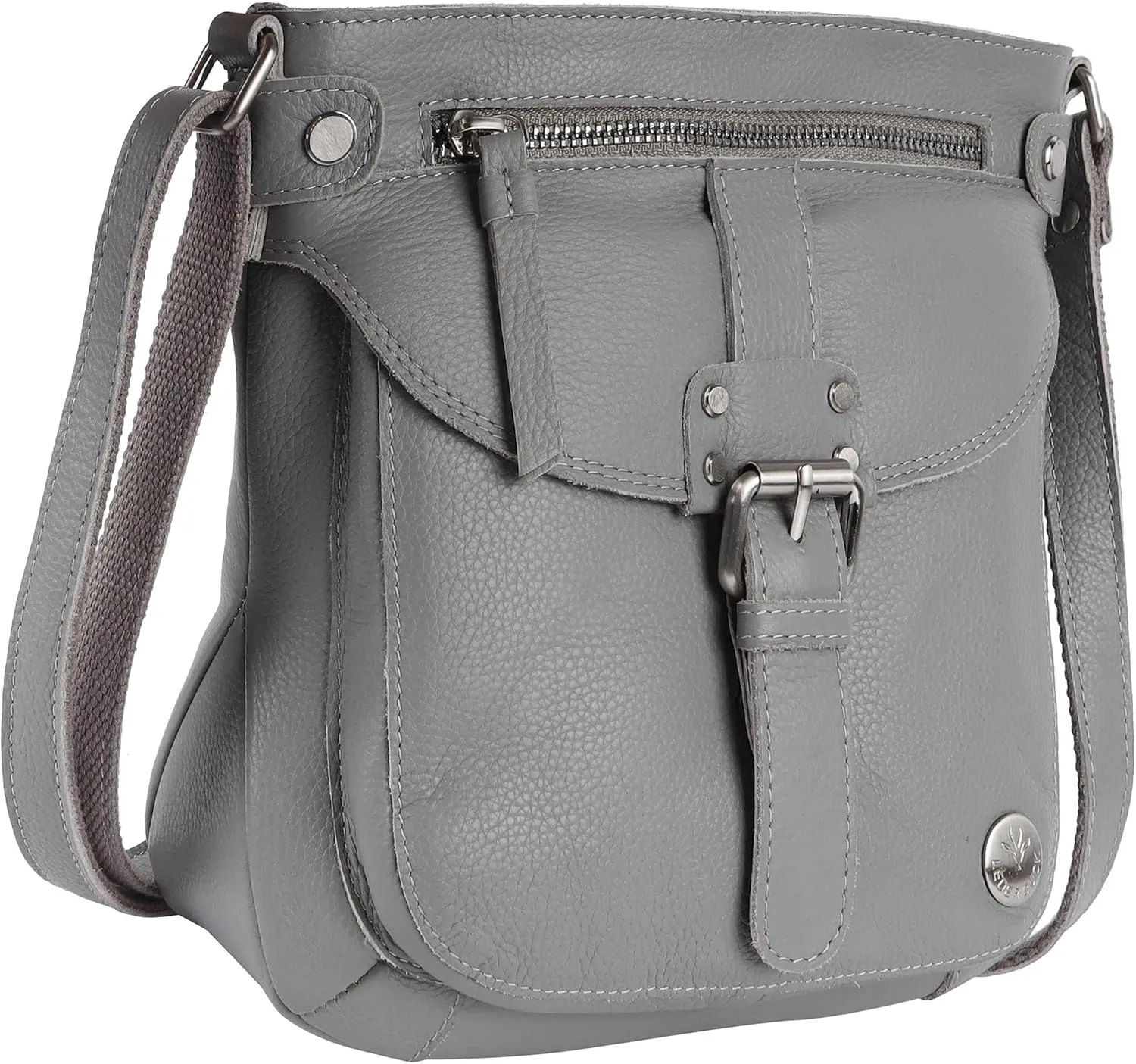 Real Leather Soft Small Womens Crossbody Handbags & Purses - Premium Sling Crossover Shoulder Bag