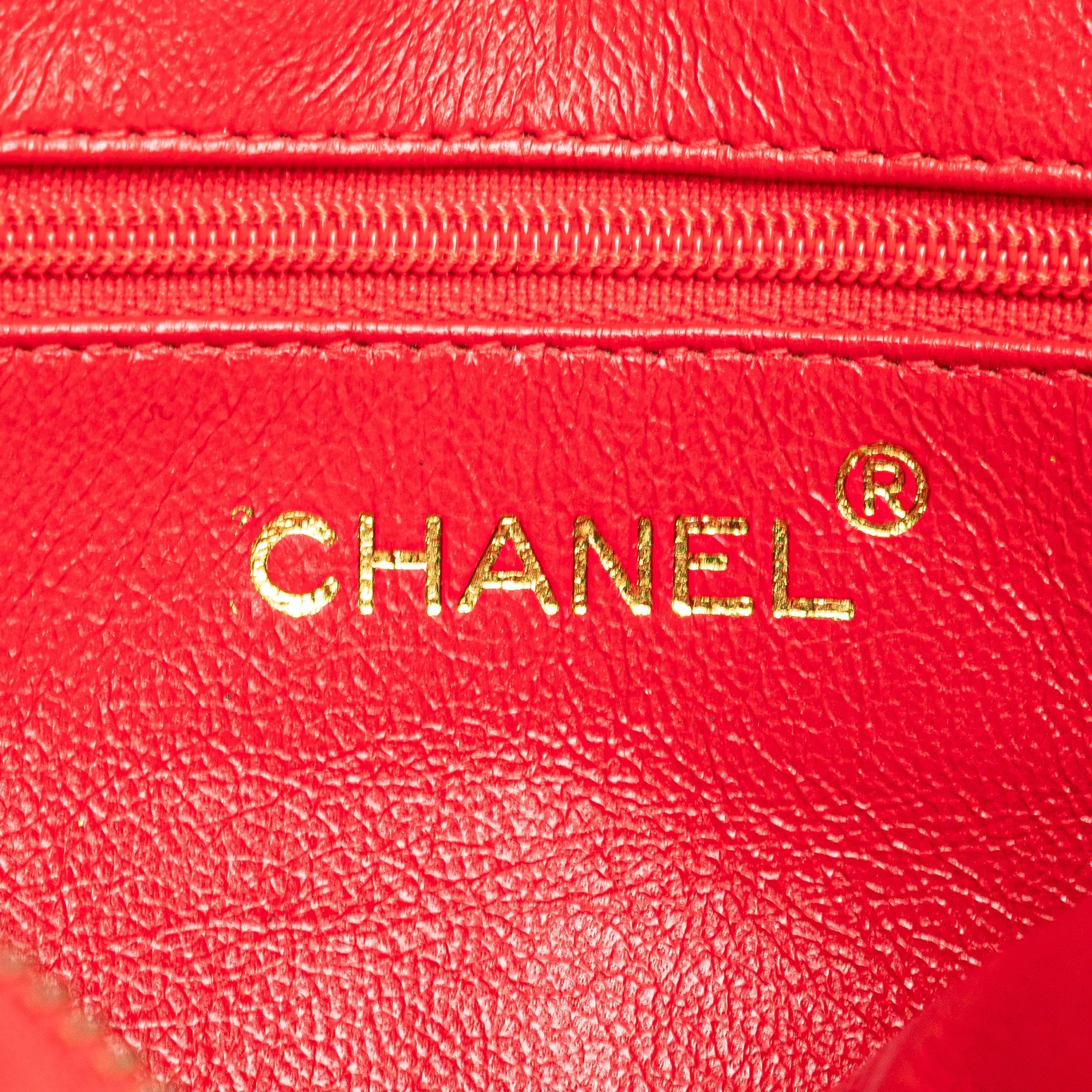 Red Chanel CC Quilted Lambskin Tassel Camera Bag